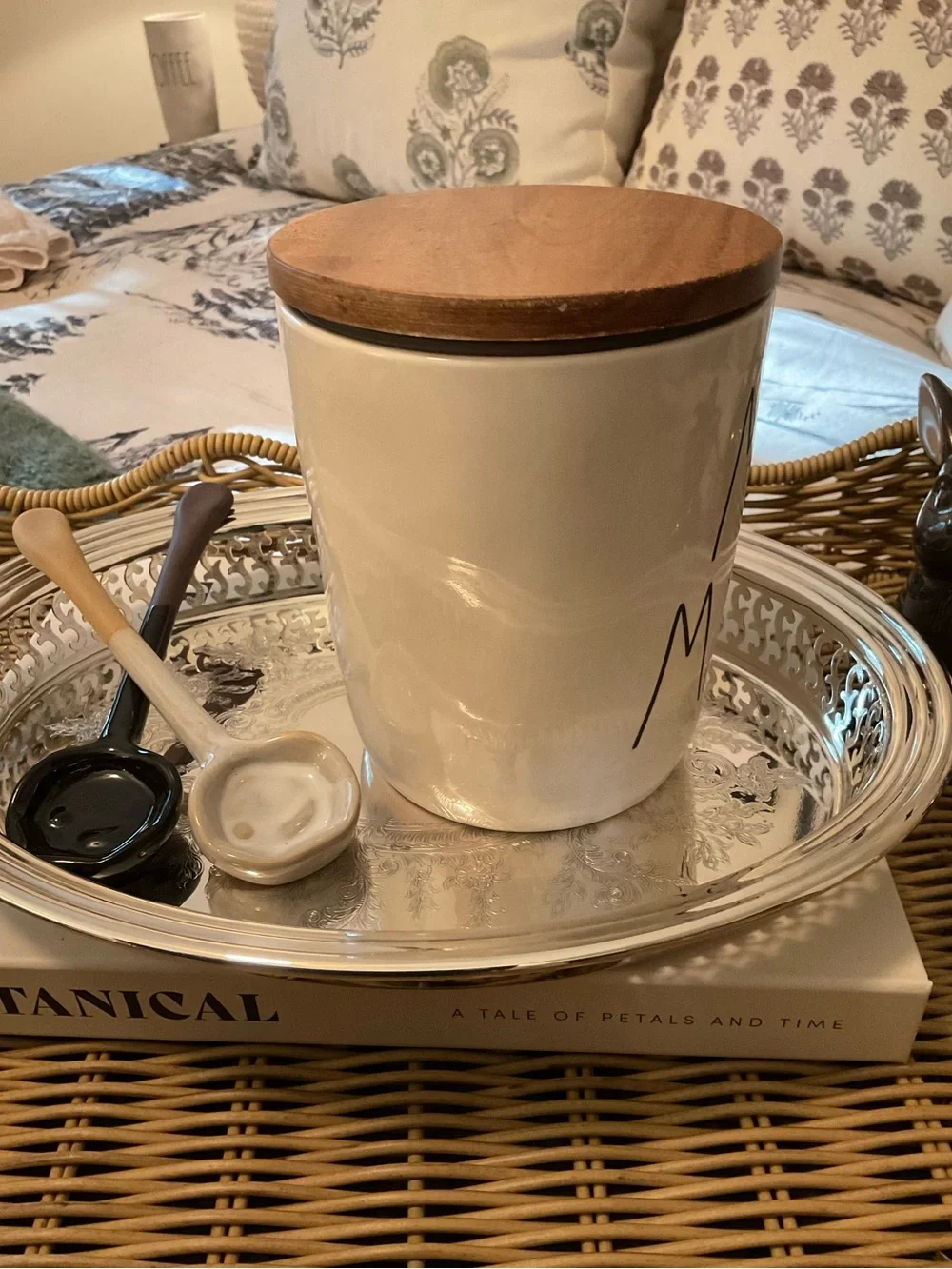 Rae Dunn Marshmallow Canister / Cellar